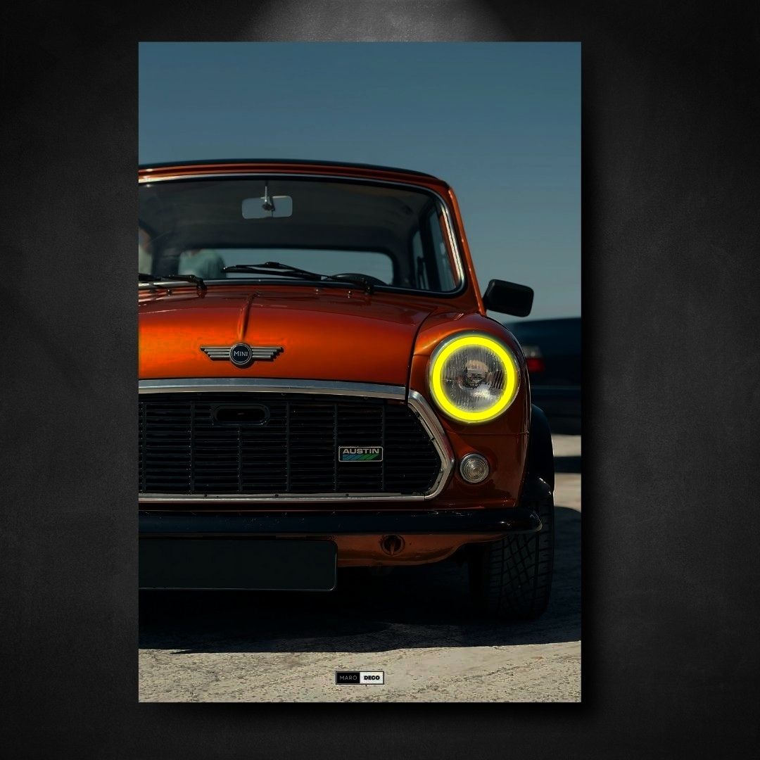Tableau Néon Austin Mini Cooper-Marodeco