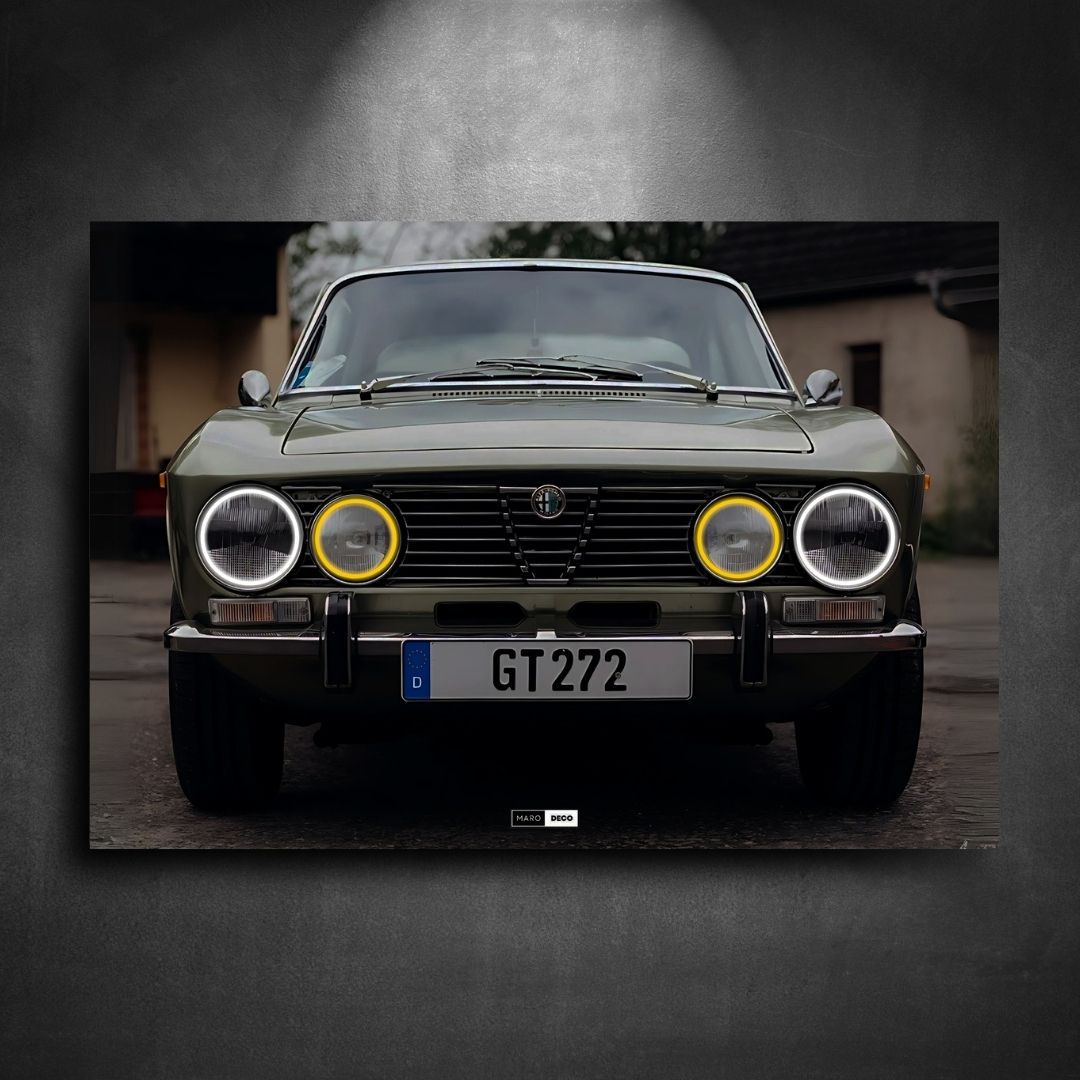 Tableau Néon Alfa Romeo Giulia Sprint GT-Marodeco