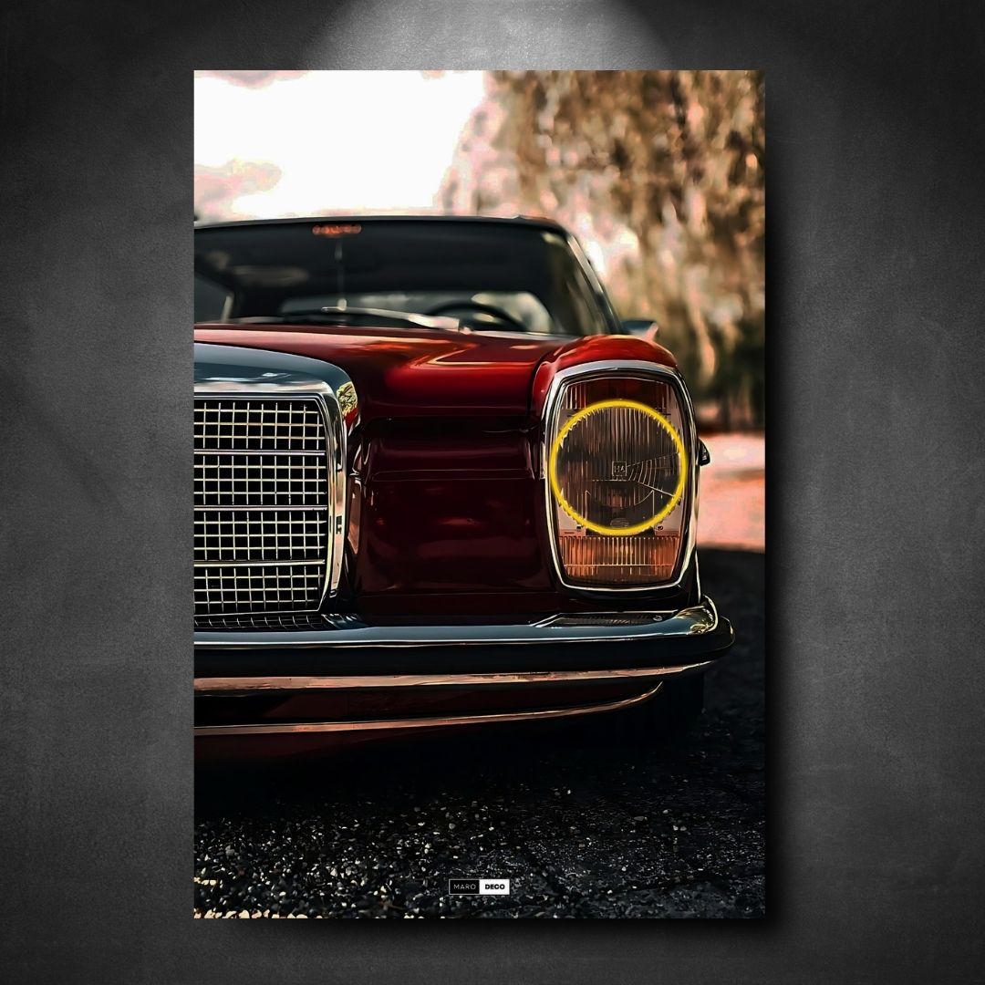 Tableau Néon Mercedes W114-Marodeco