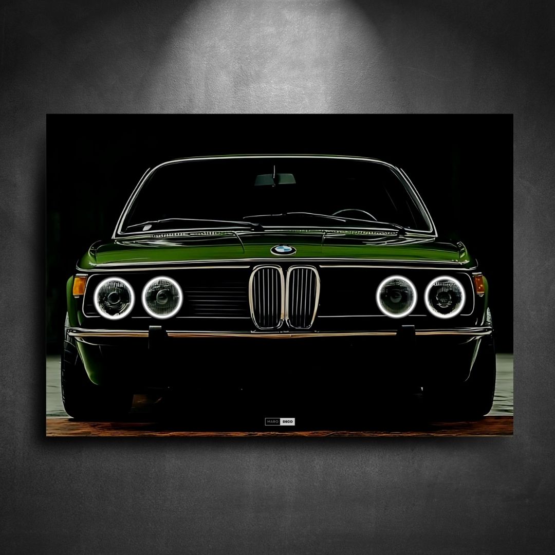Tableau Néon BMW E9 Coupe-Marodeco