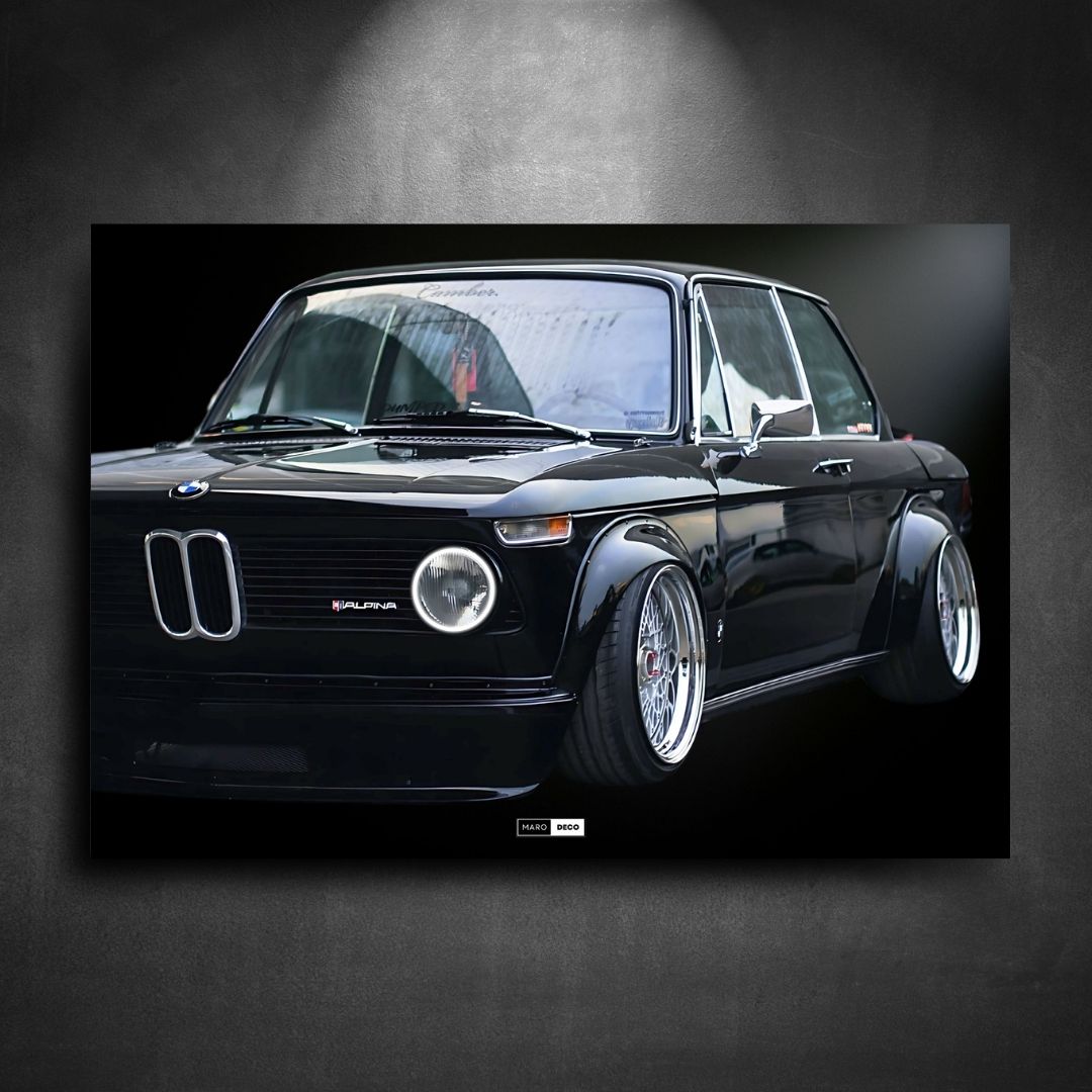 Tableau Néon BMW 2002tii-Marodeco