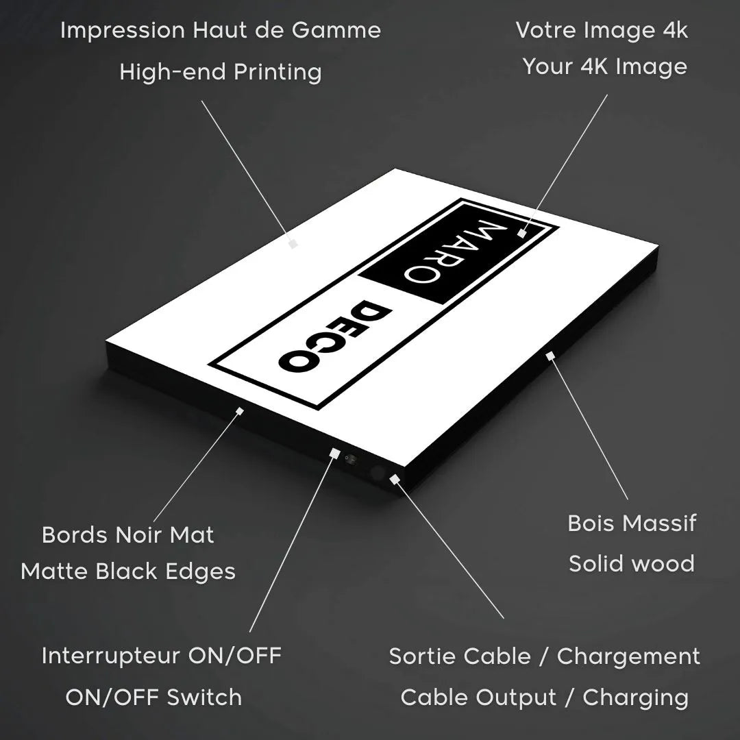 Marodeco-Mon Tableau LED Personnalisé