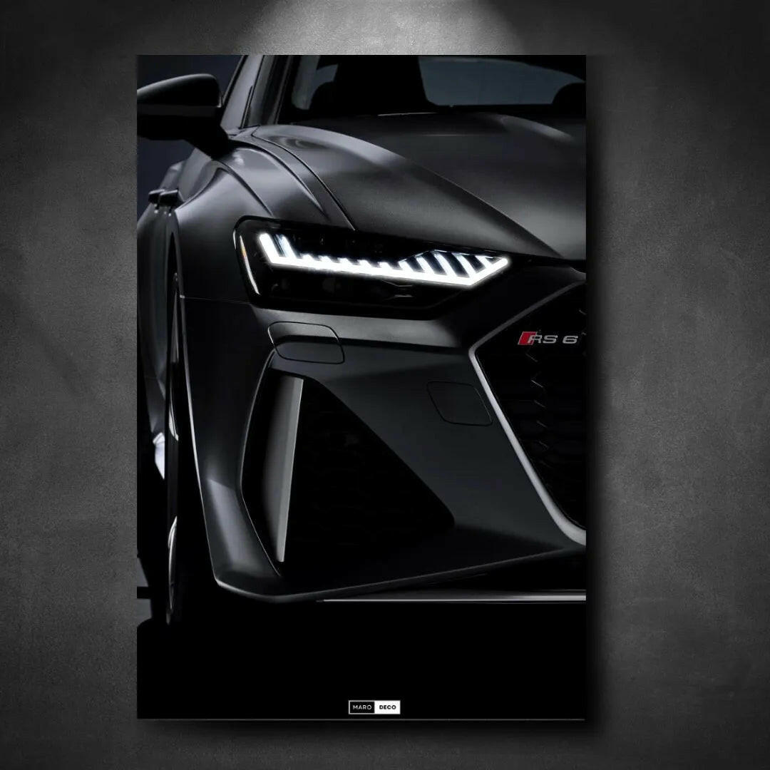Tableau NÉON Audi RS6-Marodeco