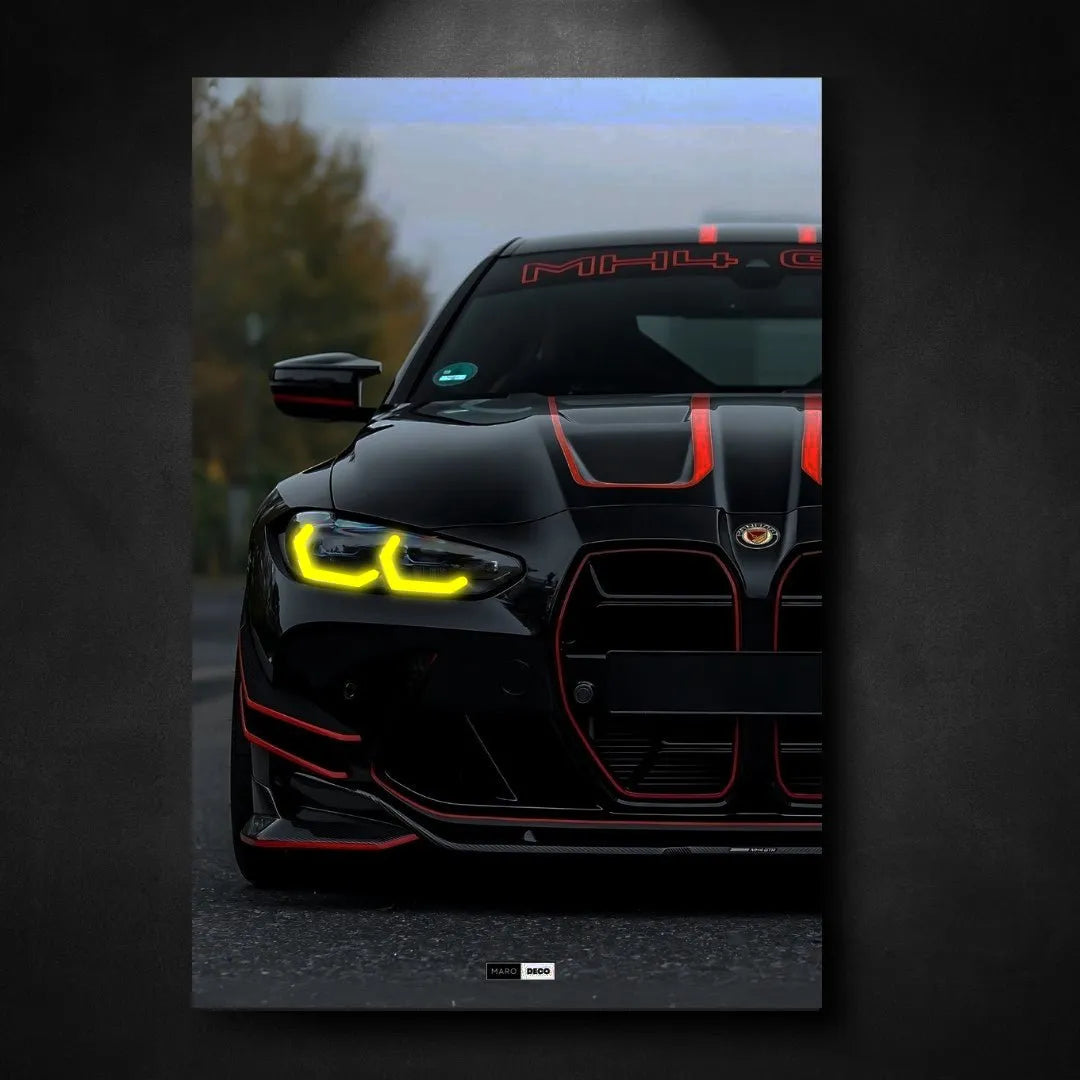 Tableau NÉON BMW Manhart MH4 GTR - Marodeco