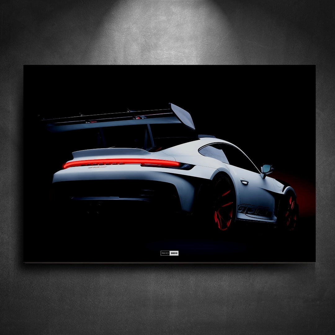 Neon Wall Art Porsche 911 GT3 RS