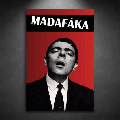 Red Mafia Portrait | Déco Underground Rouge