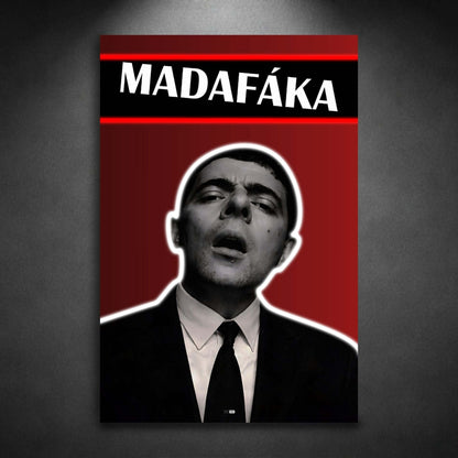 Red Mafia Portrait | Déco Underground Rouge