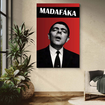 Red Mafia Portrait | Déco Underground Rouge