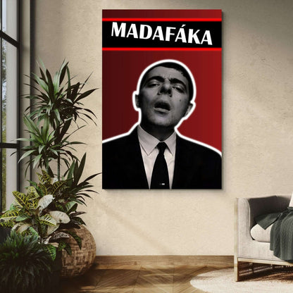 Red Mafia Portrait | Déco Underground Rouge
