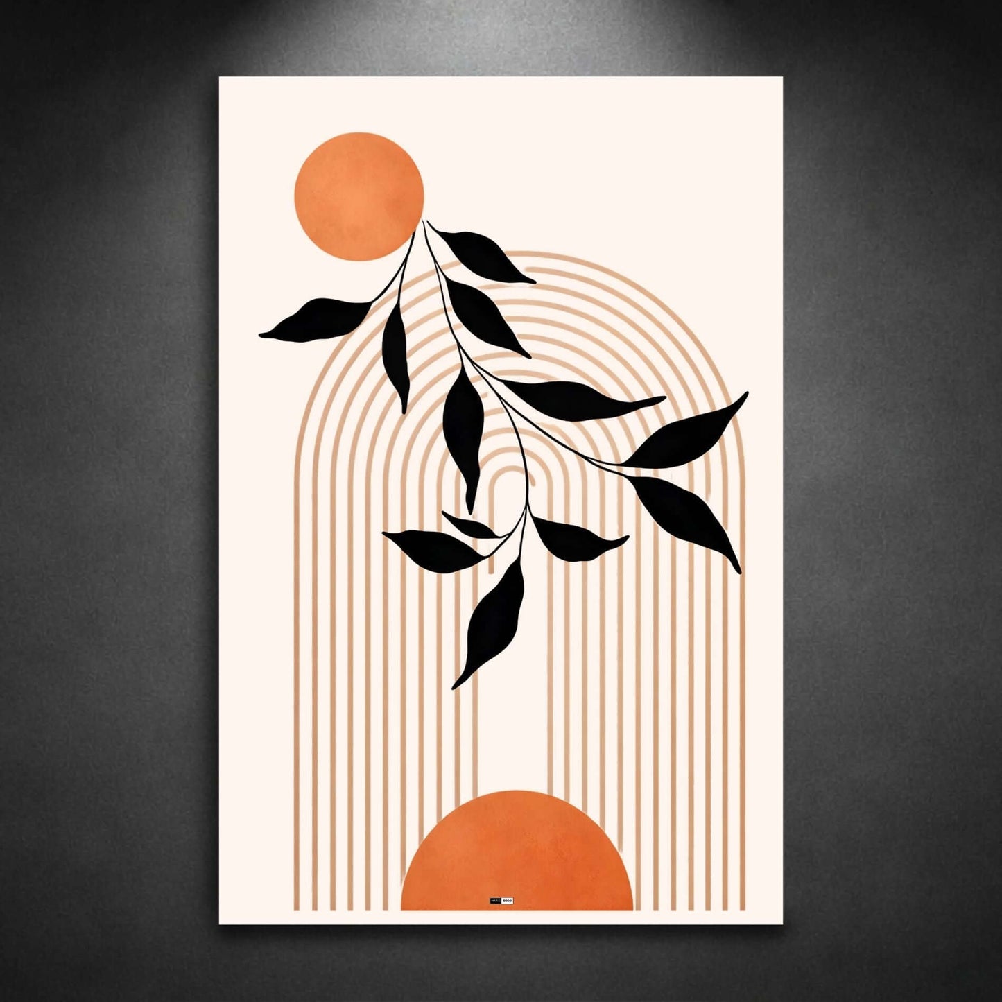 Botanical Arches | Tableau Abstrait Nature Premium