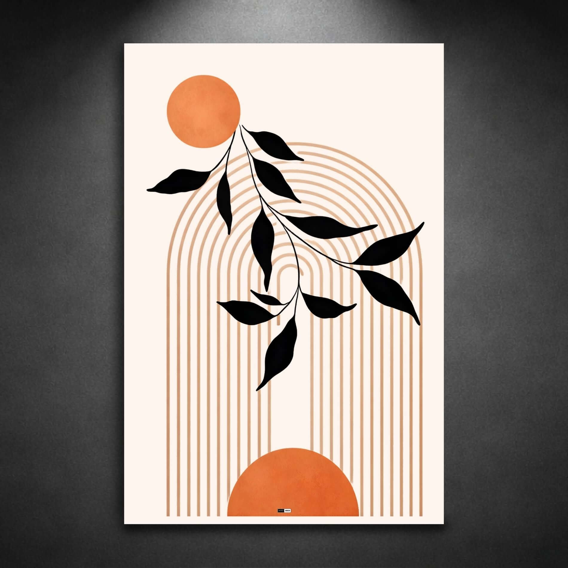 Botanical Arches | Tableau Abstrait Nature Premium