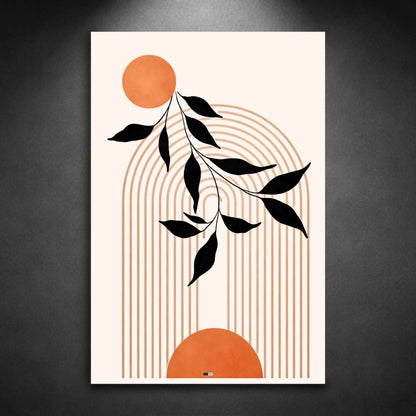 Botanical Arches | Tableau Abstrait Nature Premium