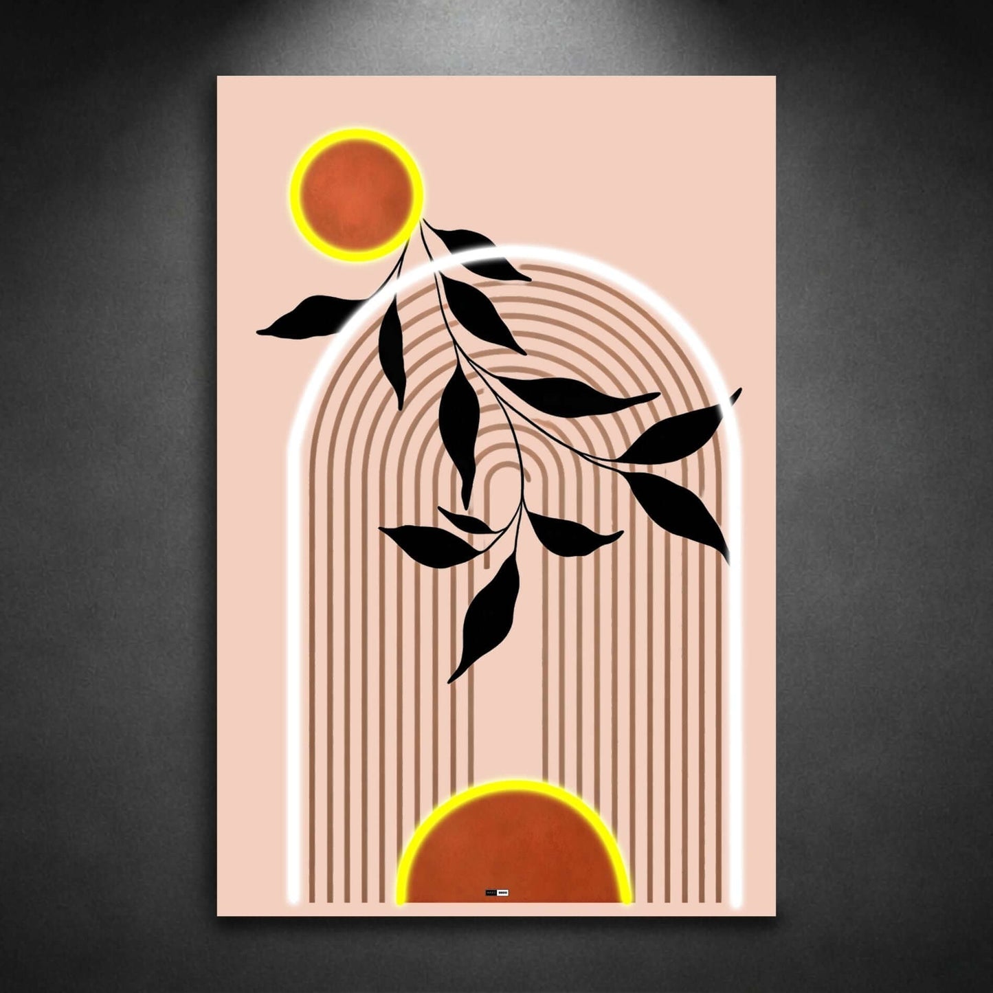 Botanical Arches | Tableau Abstrait Nature Premium
