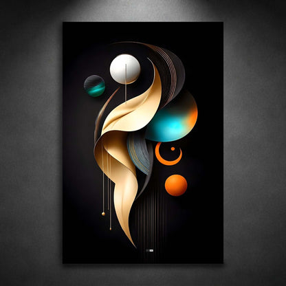 Celestial Flow | Tableau Abstrait Luxe Premium