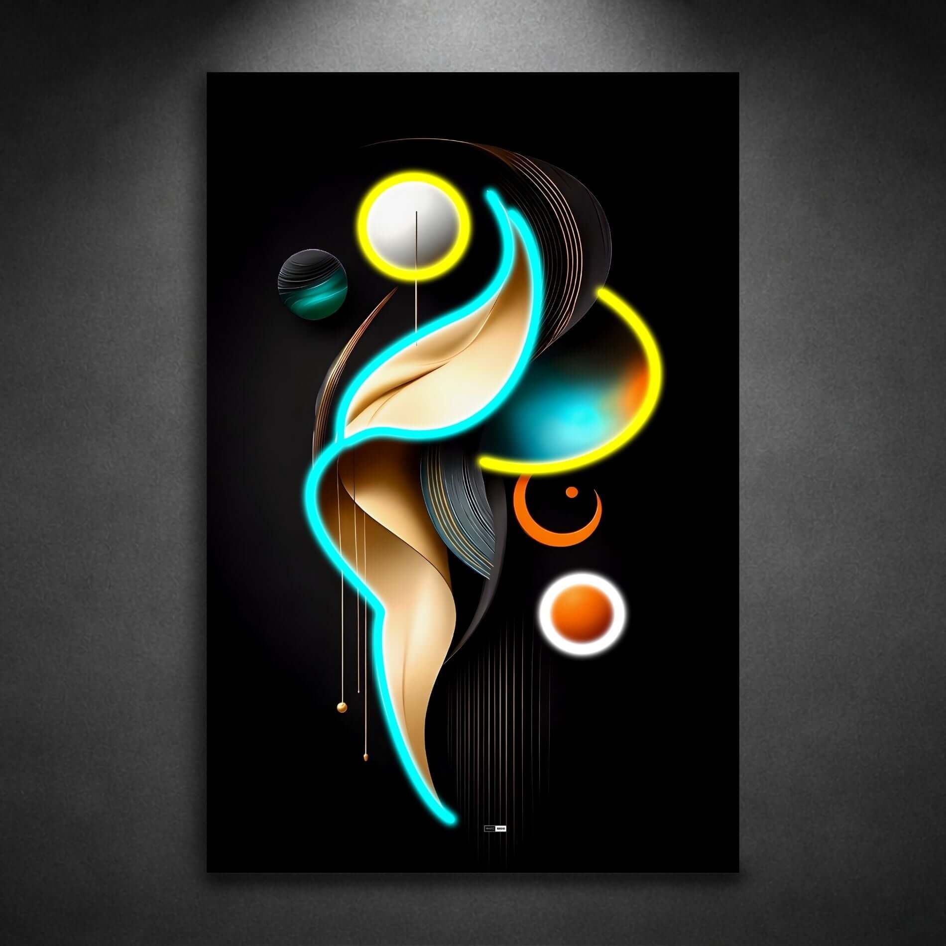 Celestial Flow | Tableau Abstrait Luxe Premium