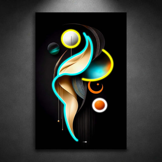 Celestial Flow | Tableau Abstrait Luxe Premium