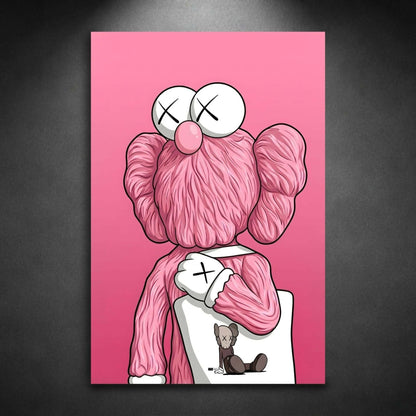 Pink Lonely Toy | Art Mural Street Premium