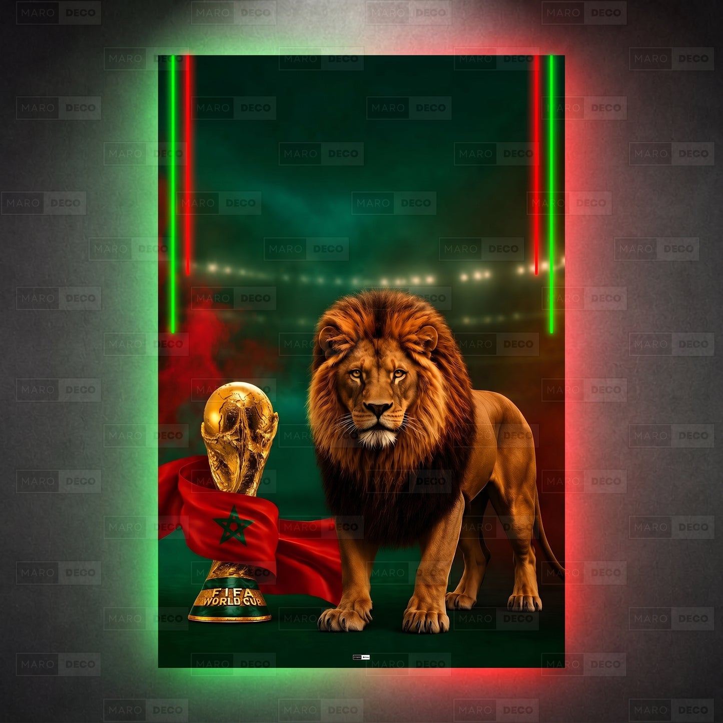 Tableau LED La Fierté des Lions