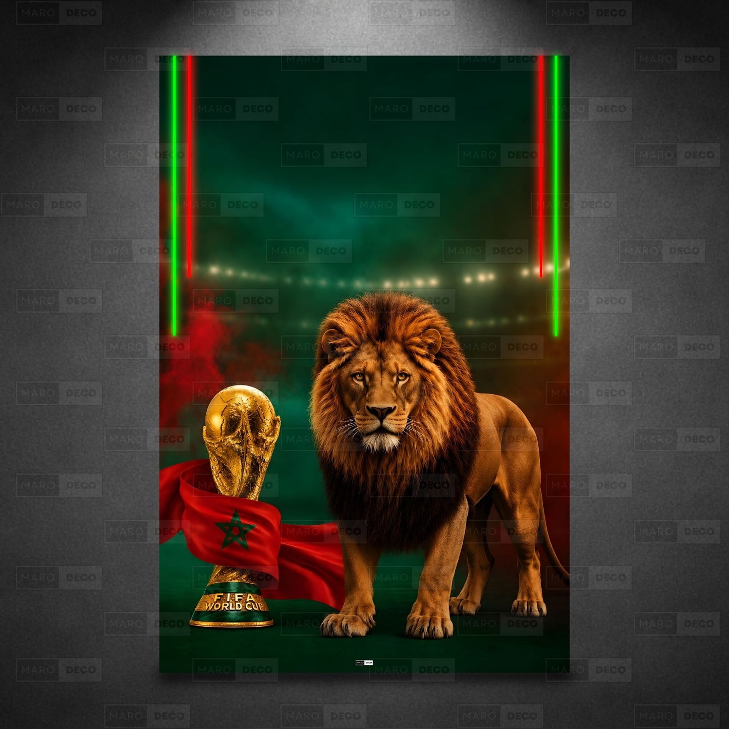 Tableau LED La Fierté des Lions