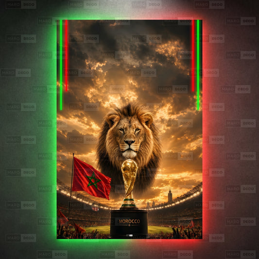 Tableau LED Le Stade des Lions