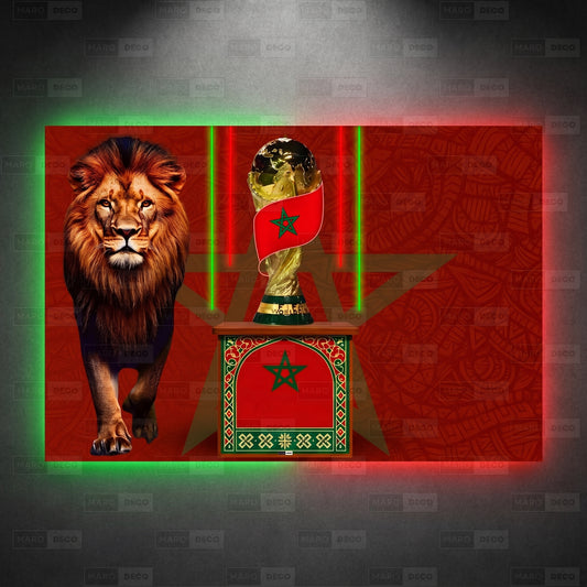 Tableau LED Le Trophée des Lions