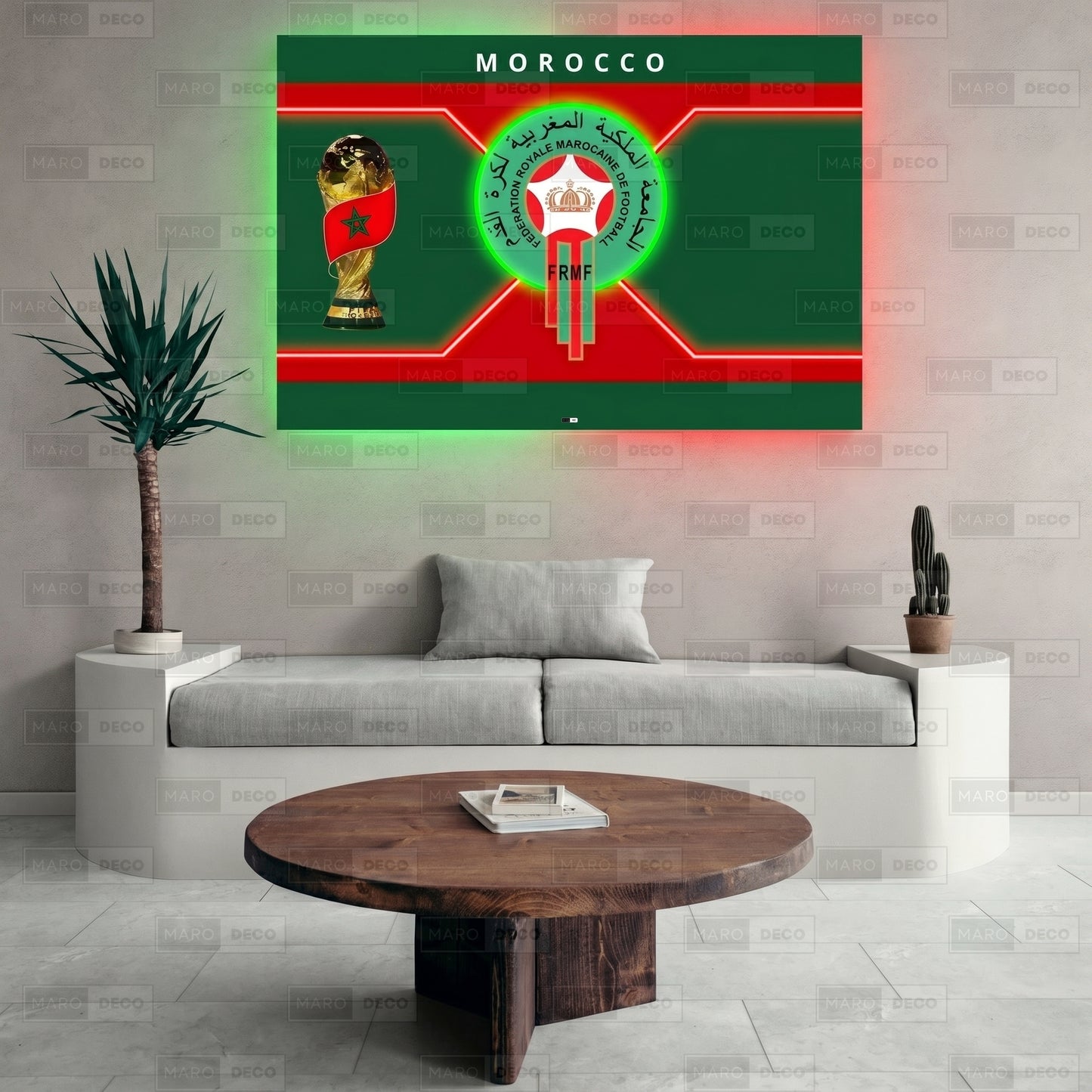 Tableau LED L’Épopée des Lions