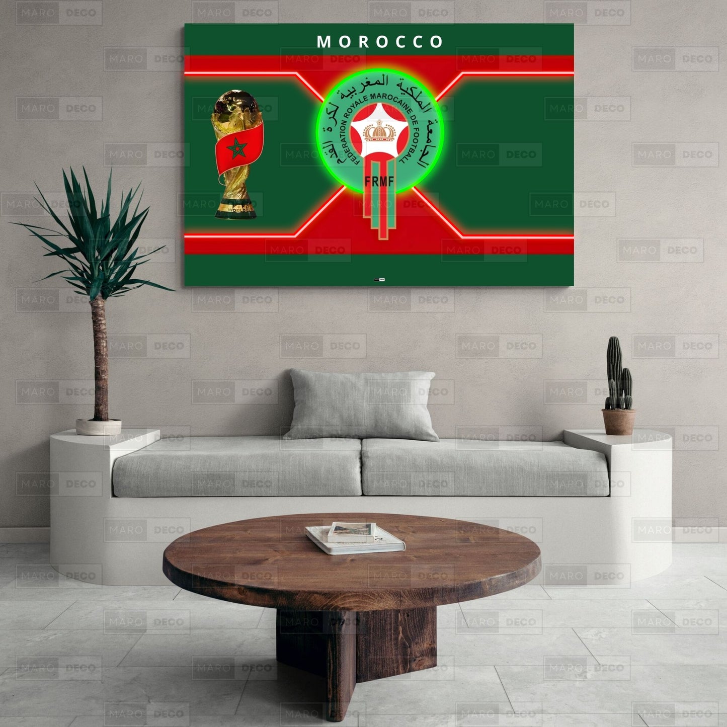 Tableau LED L’Épopée des Lions