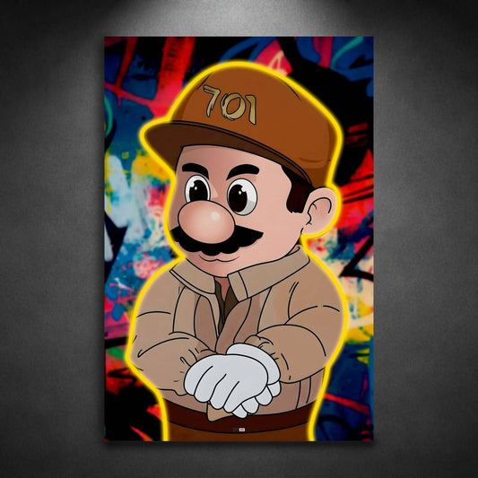 Cartoon Street Cap | Art Mural Street Premium