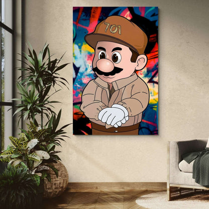 Cartoon Street Cap | Art Mural Street Premium