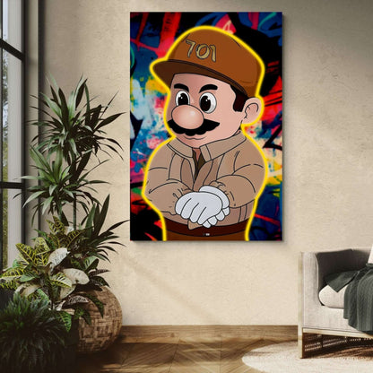 Cartoon Street Cap | Art Mural Street Premium