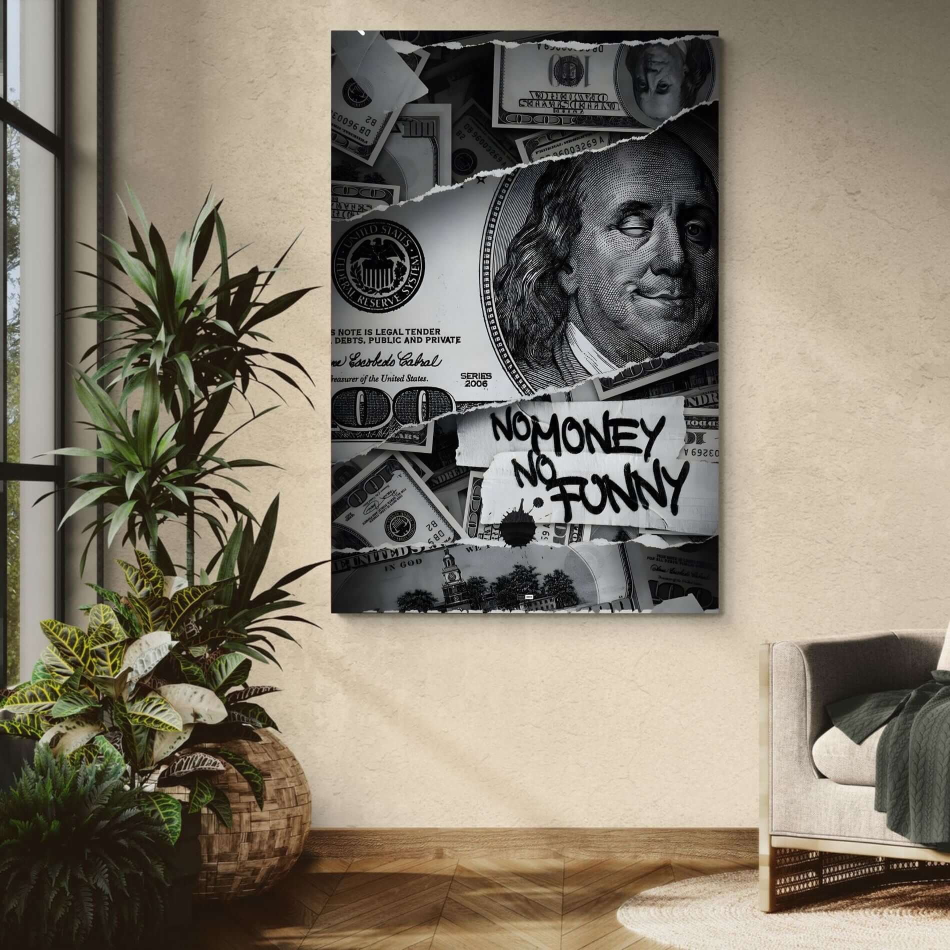 No Money No Funny | Déco Money Street