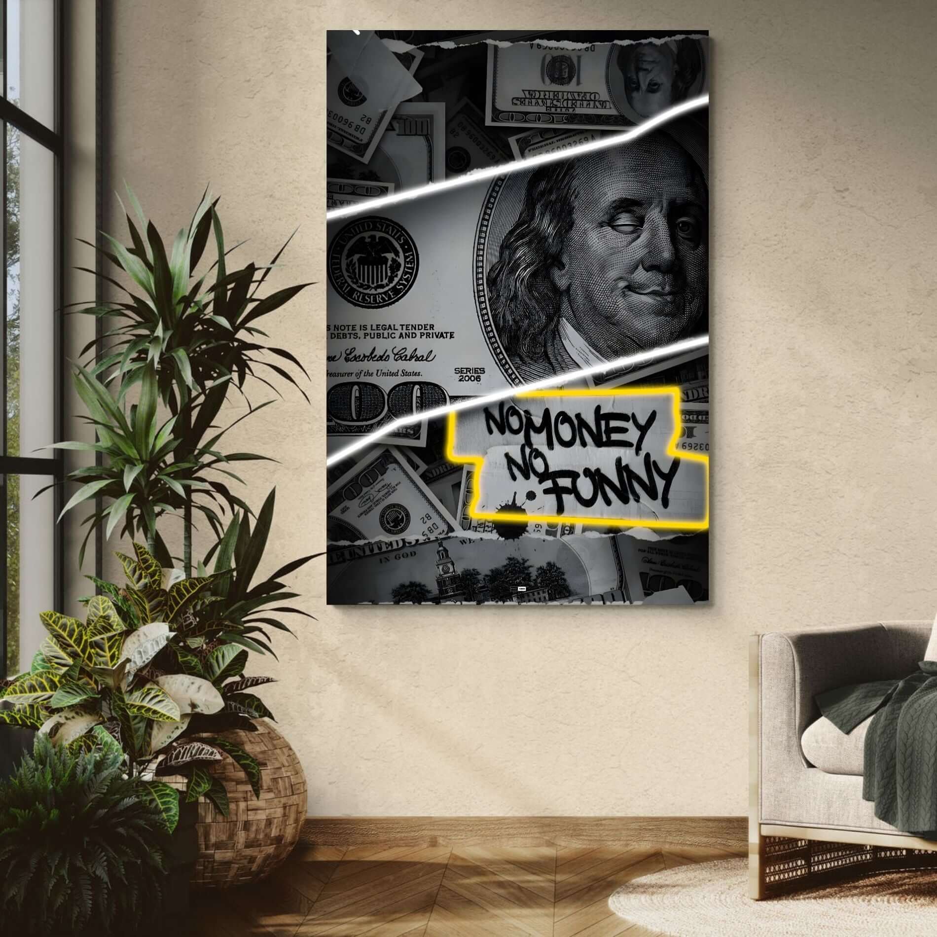 No Money No Funny | Déco Money Street