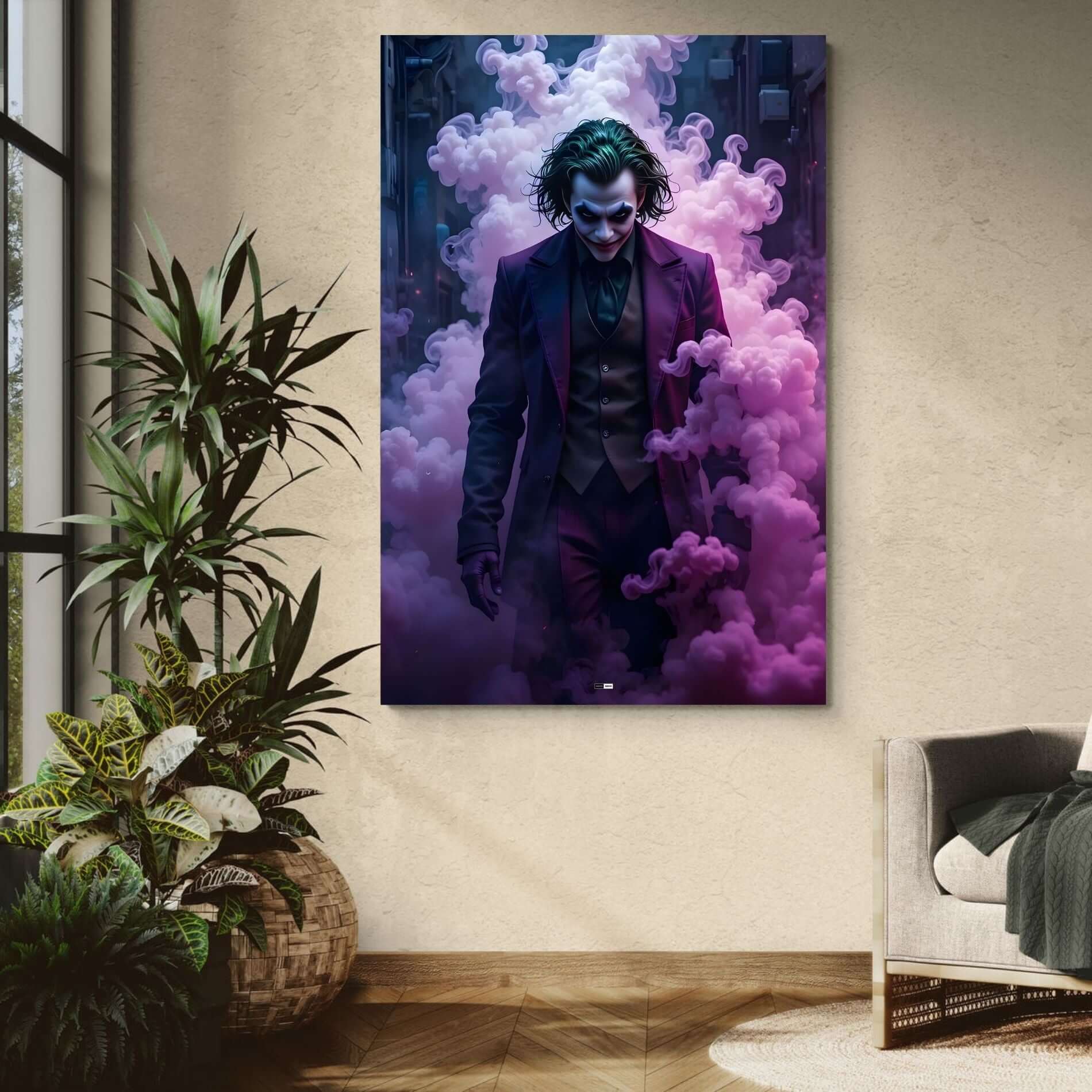 Purple Smoke Villain | Déco Gaming Sombre