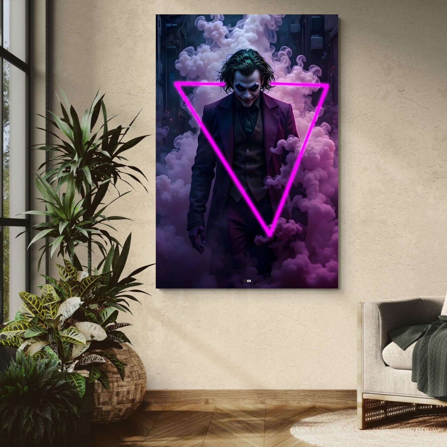 Purple Smoke Villain | Déco Gaming Sombre