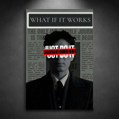 Hustle Blindfold | Décoration Motivation Bureau