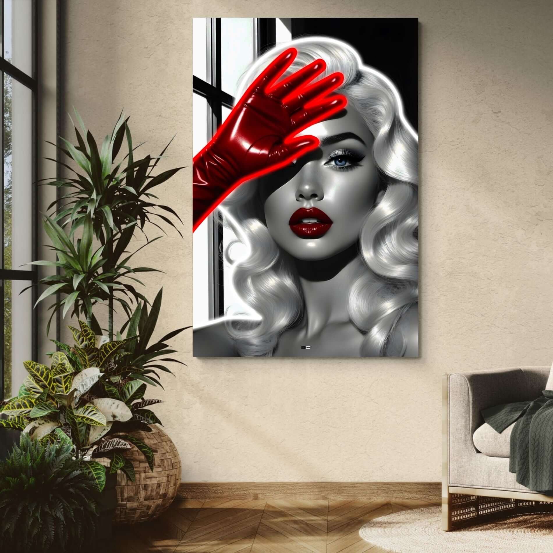 Red Glove Muse | Déco Haute Couture