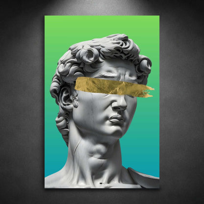 Golden Eye Statue | Art Mural Statue Premium