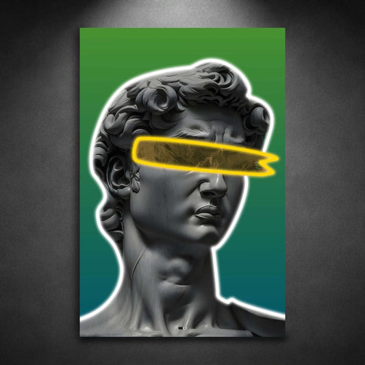 Golden Eye Statue | Art Mural Statue Premium