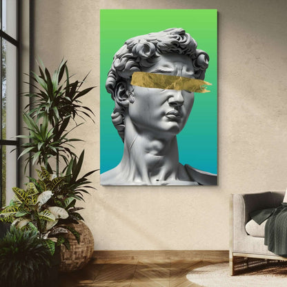 Golden Eye Statue | Art Mural Statue Premium