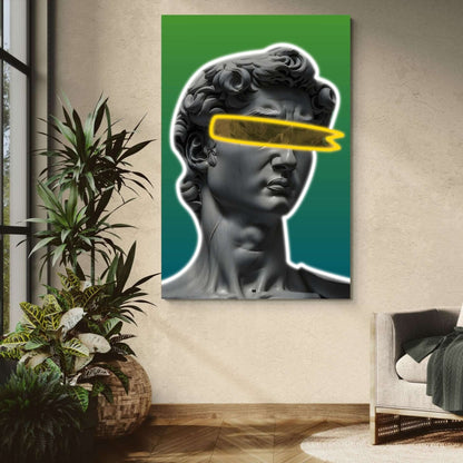 Golden Eye Statue | Art Mural Statue Premium