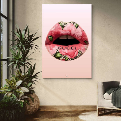 Luxury Pink Lips | Déco Glamour Premium