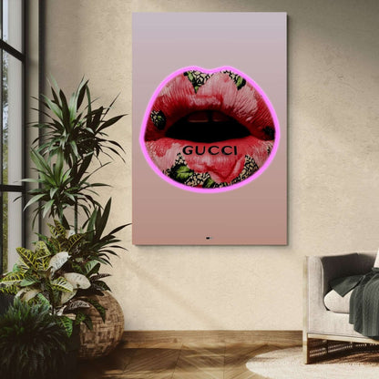 Luxury Pink Lips | Déco Glamour Premium