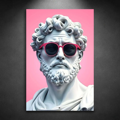 Pink Shades Statue | Art Mural Statue Pop