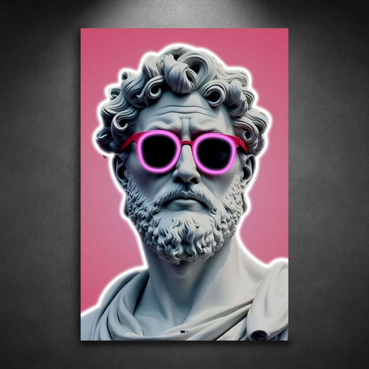 Pink Shades Statue | Art Mural Statue Pop