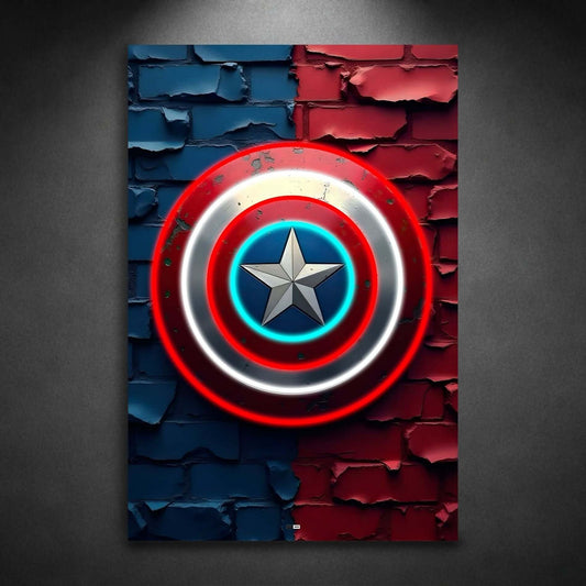 Hero Shield Wall | Déco Pop Culture Premium