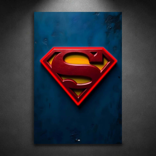 Red Power Emblem | Déco Pop Culture Premium