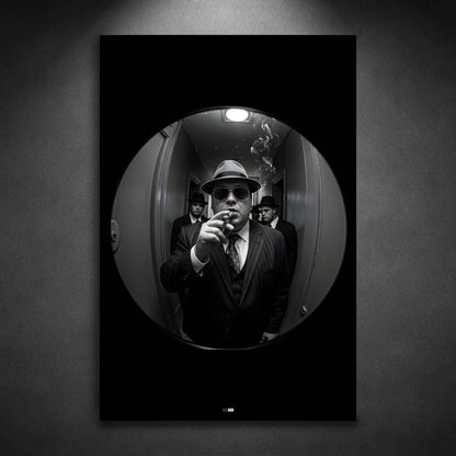 Noir Circle Shot | Déco Cinéma Noir