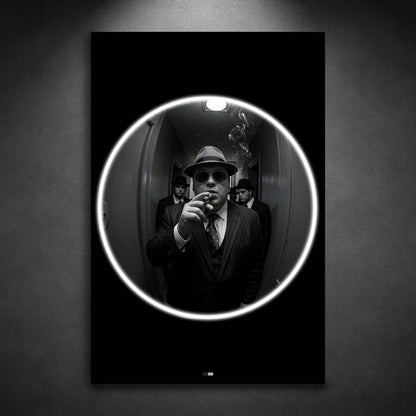 Noir Circle Shot | Déco Cinéma Noir