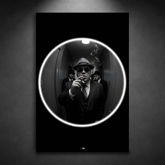 Noir Circle Shot | Déco Cinéma Noir
