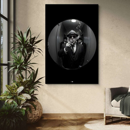Noir Circle Shot | Déco Cinéma Noir